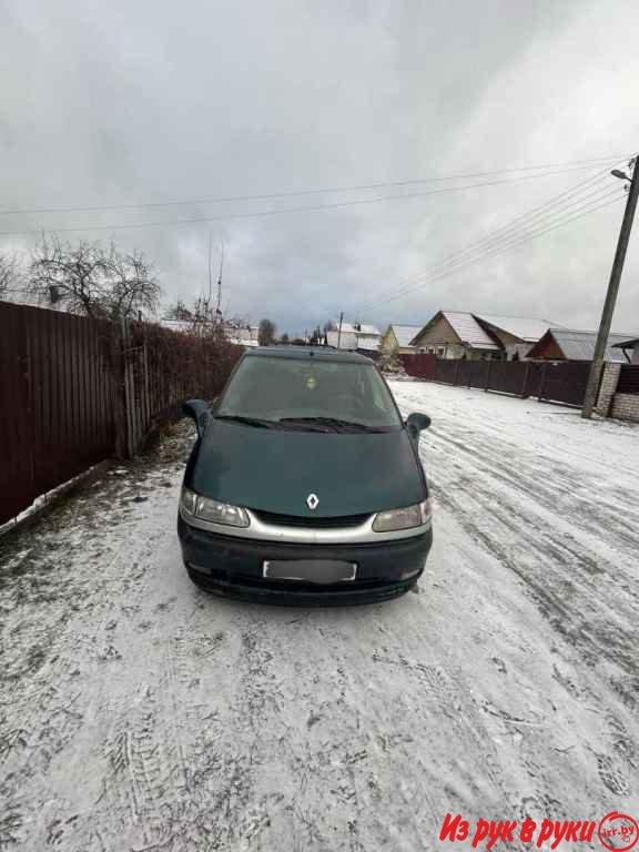 Renault Espaсe, минивэн, 1998 г.в., 2.2 л, цвет: зеленый