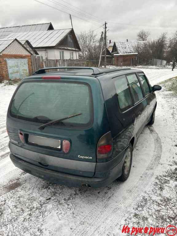 Renault Espaсe, минивэн, 1998 г.в., 2.2 л, цвет: зеленый