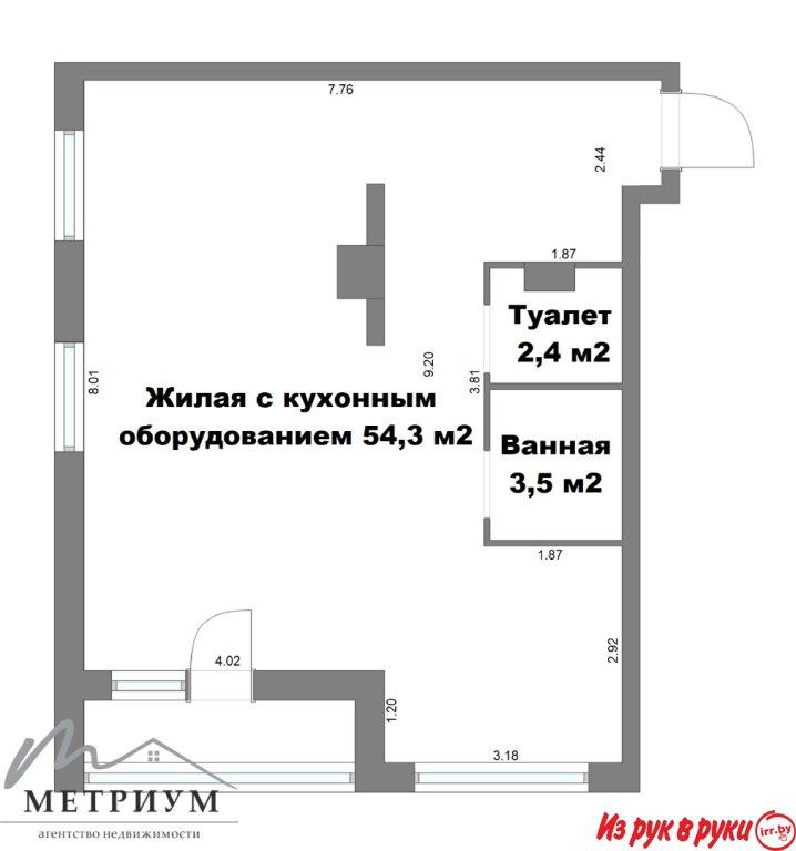 3-комнатная квартира, ул.Лученка 29 в доме Гавана