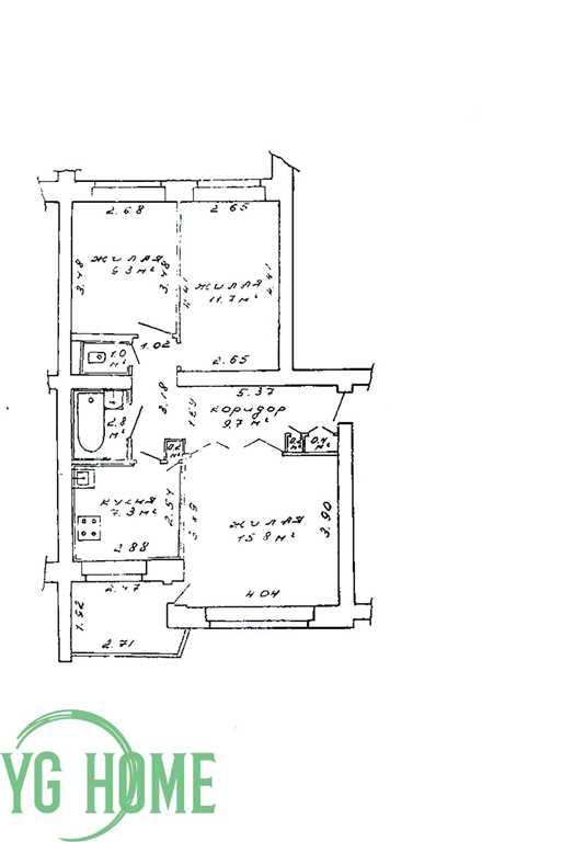 Продажа 3-х комнатной квартиры в г. Минске, ул. Короля, дом 19