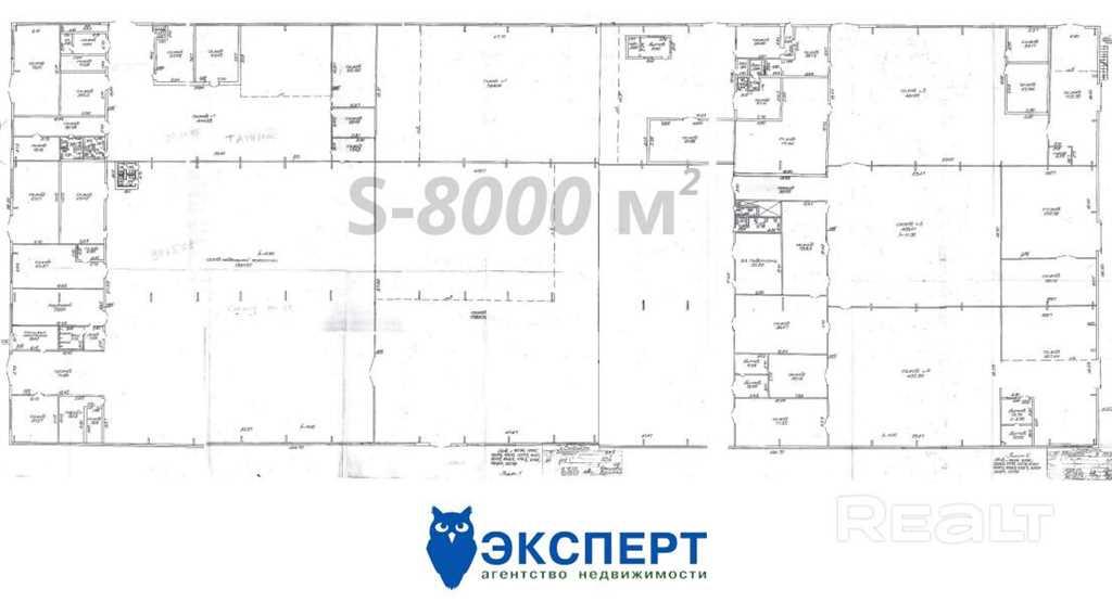 Продажа складского помещения от 1500 до 10000м г.Бобруйск К.Маркса 235