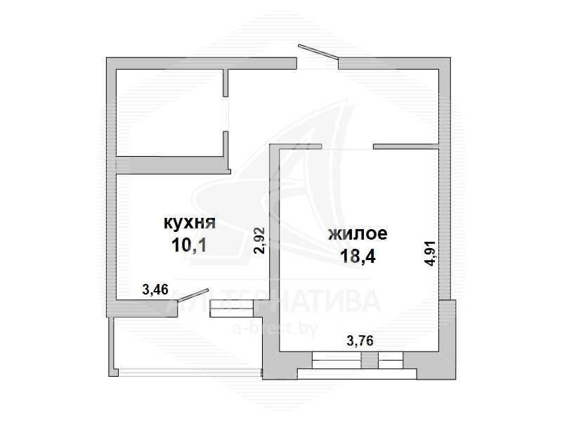 Продажа однокомнатной квартиры в Бресте, ул. Гоголя