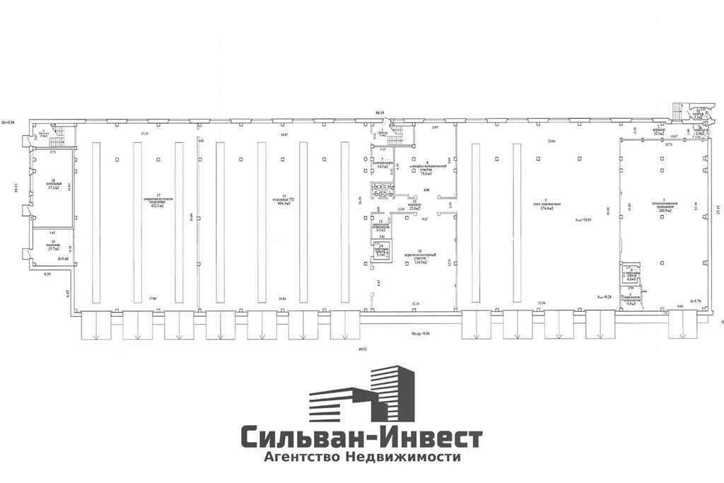 Склад, производство (здание), СТО г. Минск, пр. Партизанский, 178/1