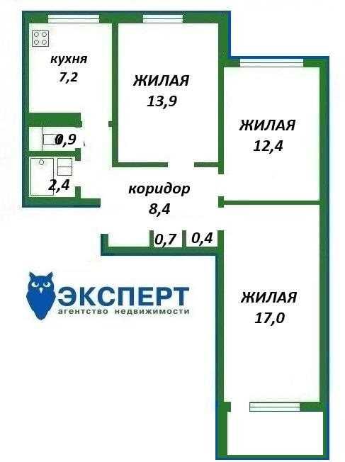 Продажа 3-х комнатной квартиры в г. Минске, ул. Уборевича, дом 112