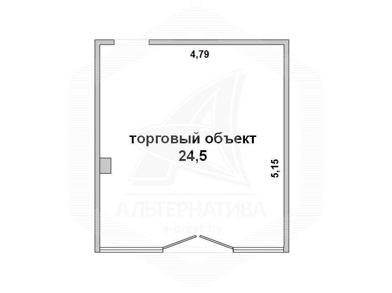 Торговый павильон в Бресте в собственность