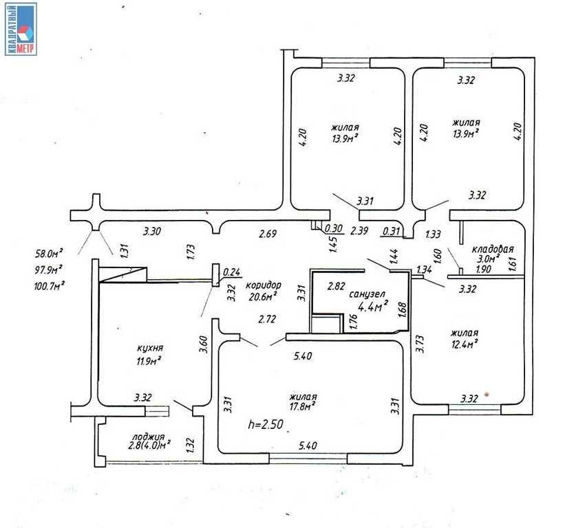 Продажа 4-х комнатной квартиры в г. Минске, ул. Мазурова, дом 12