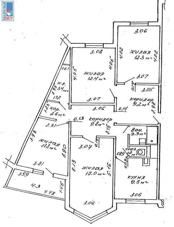 Продажа 4-х комнатной квартиры в г. Минске, ул. Рафиева, дом 48