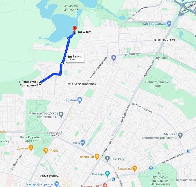 Земельный участок 5,05 соток в Минске в Советском районе, в частной со