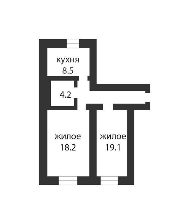 2-КОМНАТНАЯ КВАРТИРА С ХОРОШИМ РЕМОНТОМ