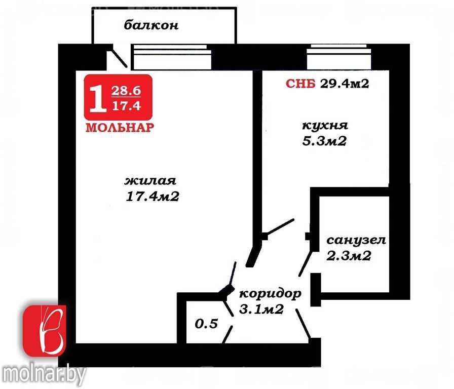 Уютная  1-комнатная квартира по ул. Чигладзе д.2