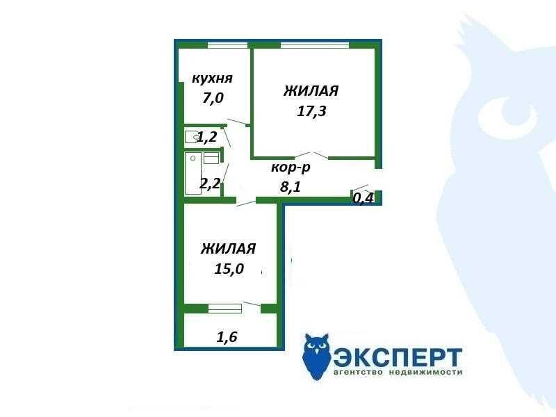 Просторная 2-комнатмная квартира с ремонтом в центре Дзержинска