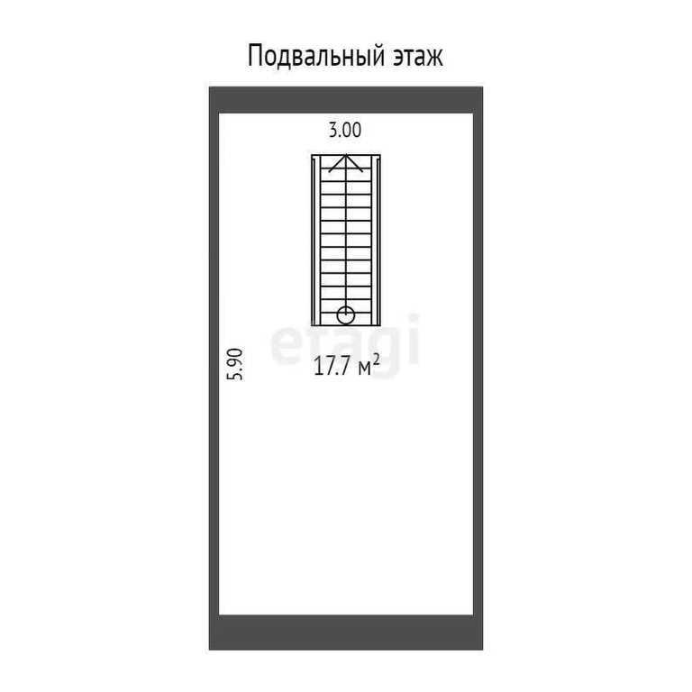 Сухой кирпичный гараж, с подвалом по периметру и ямой. 35,4 метра