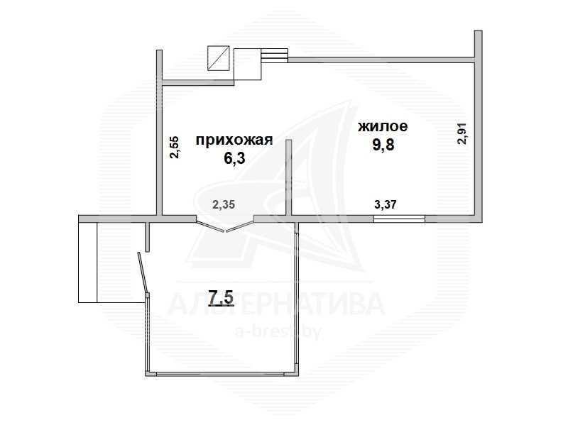 Продажа квартиры в блокированном доме в Бресте, РЕЧИЦА