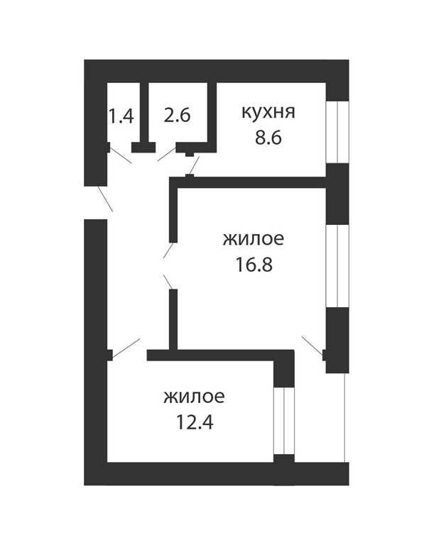 2-КОМНАТНАЯ КВАРТИРА ПО УЛ. КИЕВСКАЯ