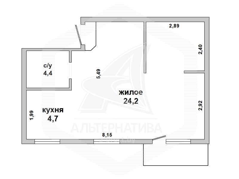 Продажа однокомнатной квартиры в Бресте, ул. Гоголя