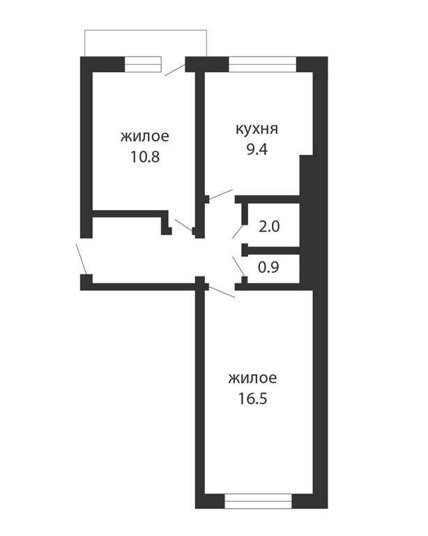 2-КОМНАТНАЯ КВАРТИРА В МКР. ЮЖНЫЙ