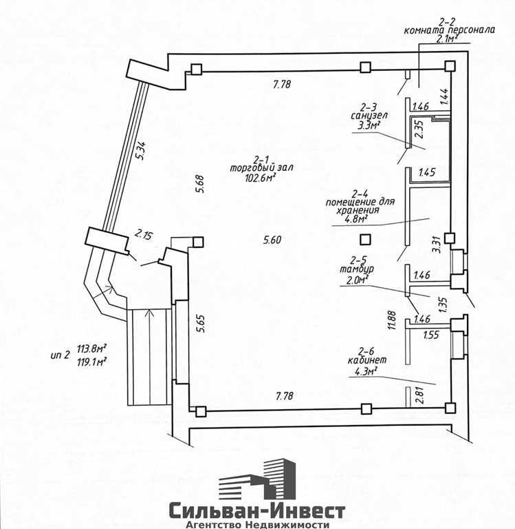 Аренда торгового помещения - Минск, Бурдейного, 13