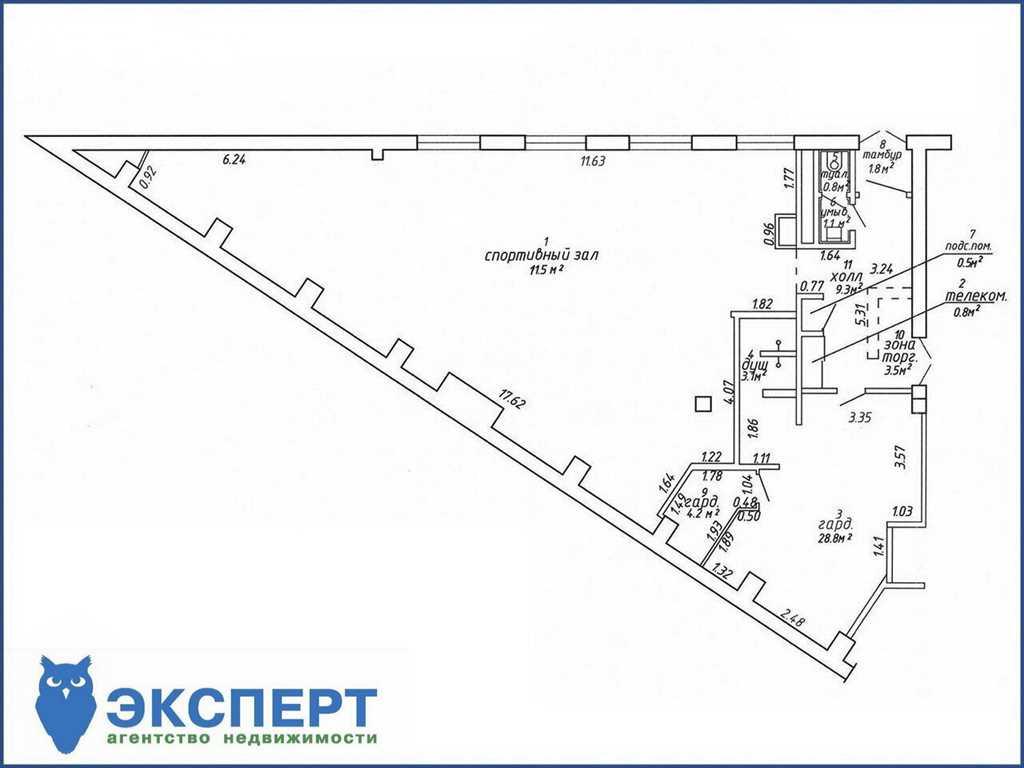 Продаётся помещение 165 м2 на ул. Кропоткина 93а, г. Минск