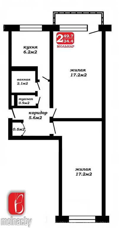 Продается прекрасная 2-х комнатная квартира по ул.Ангарская,26 корп.1