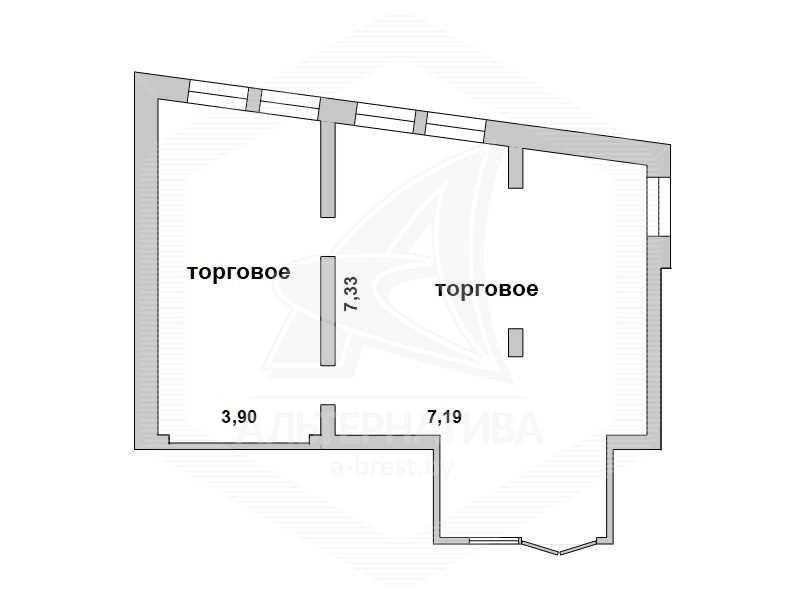 Торговое помещение в Бресте в собственность