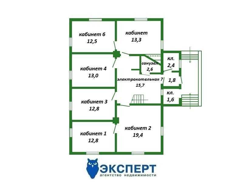 Продается административно-хозяйственное здание (основной этаж 107,8 кв