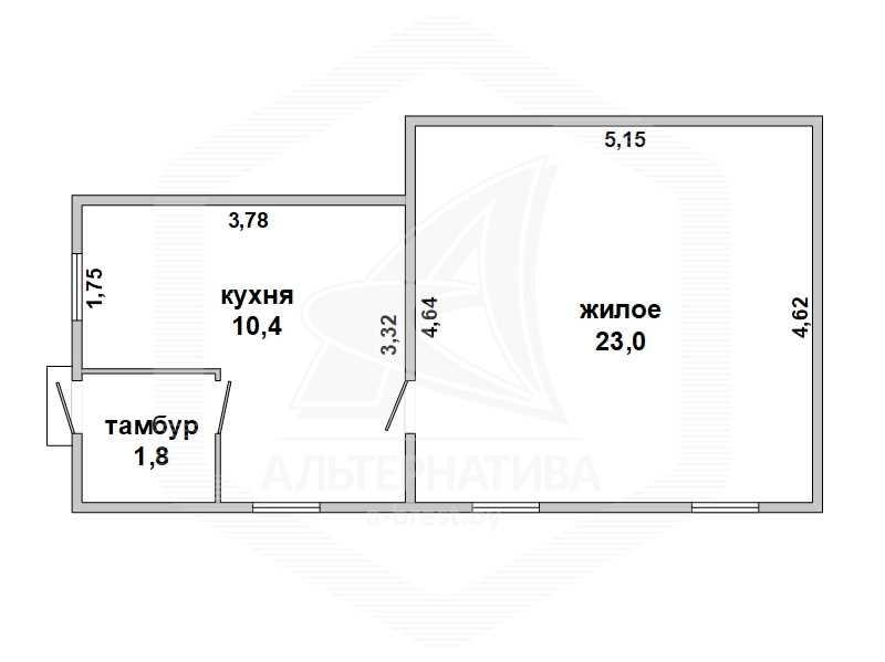 Продажа квартиры в блокированном доме в Брестском районе, Домачевское 