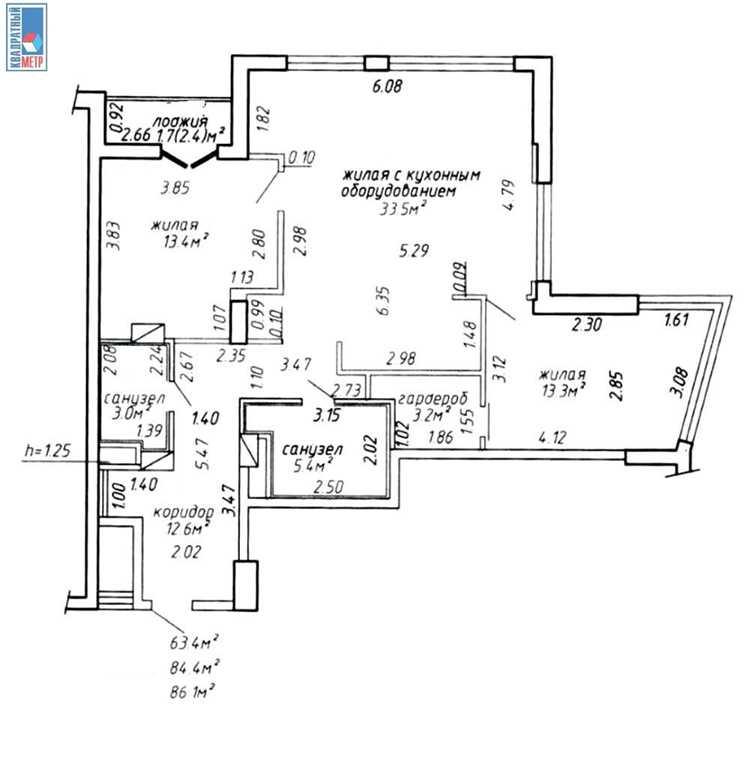 Продажа 3-х комнатной квартиры в г. Минске, ул. Мстиславца, дом 18