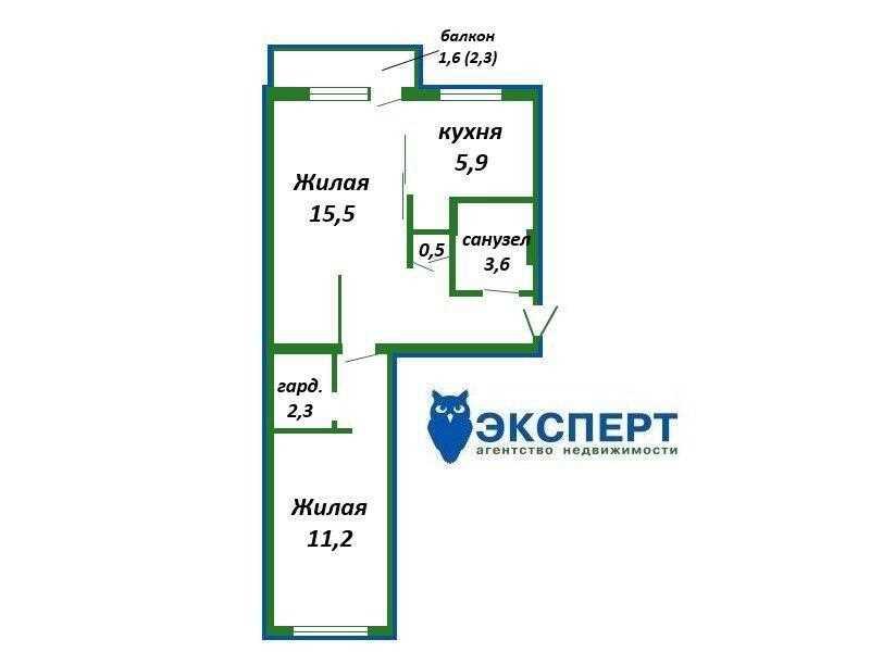 Продается атмосферная 2-комнатная квартира в центре