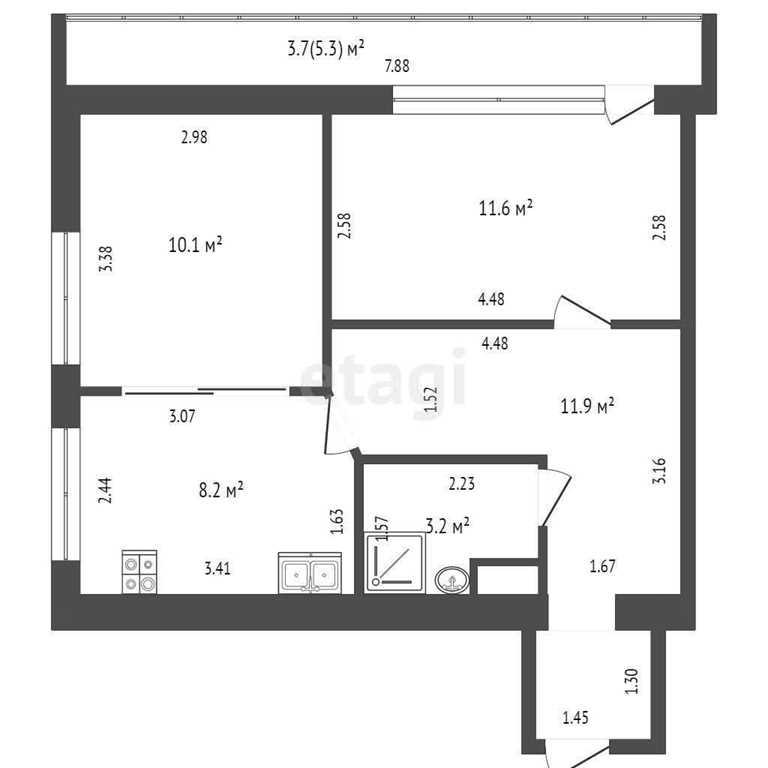 Продажа 2 комнатной квартиры, г.Минск, ул. Червякова 22, Центральный р