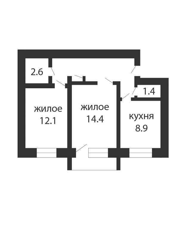 2-комнатная квартира в Центре Бреста