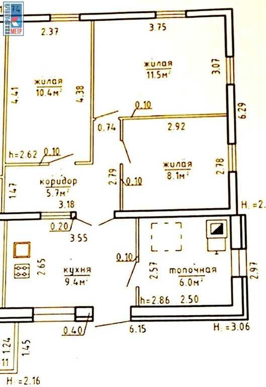 Продажа 3-х комнатной квартиры, аг. Ждановичи, пер. Горный, дом 11