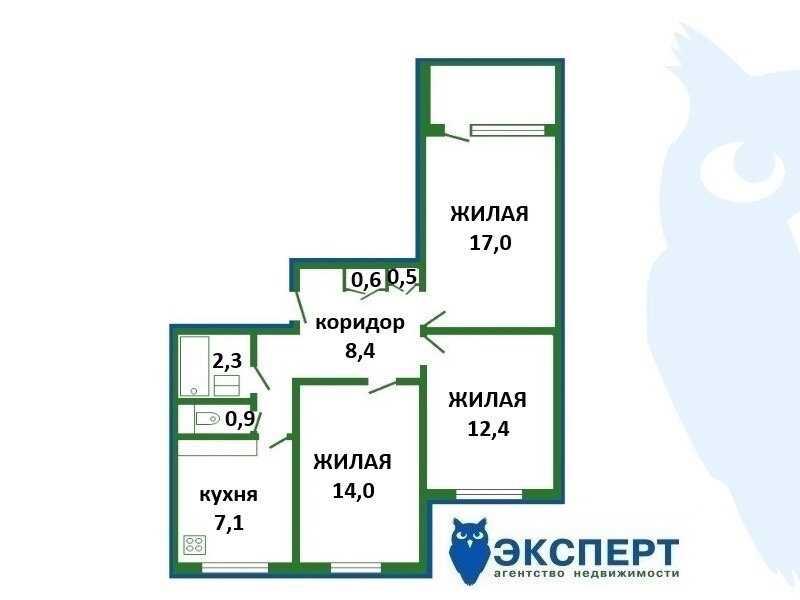 Продажа 3-х комнатной квартиры по ул. Шаранговича д. 31