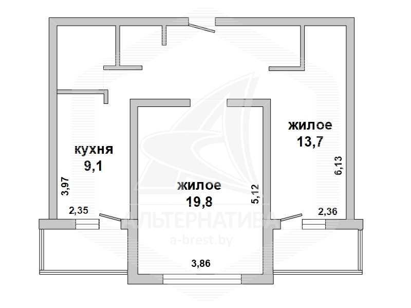 Продажа двухкомнатной квартиры в Бресте, ул. 28 Июля