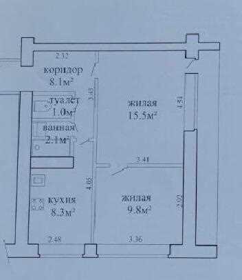 2-х комнатная квартира у метро Партизанская.