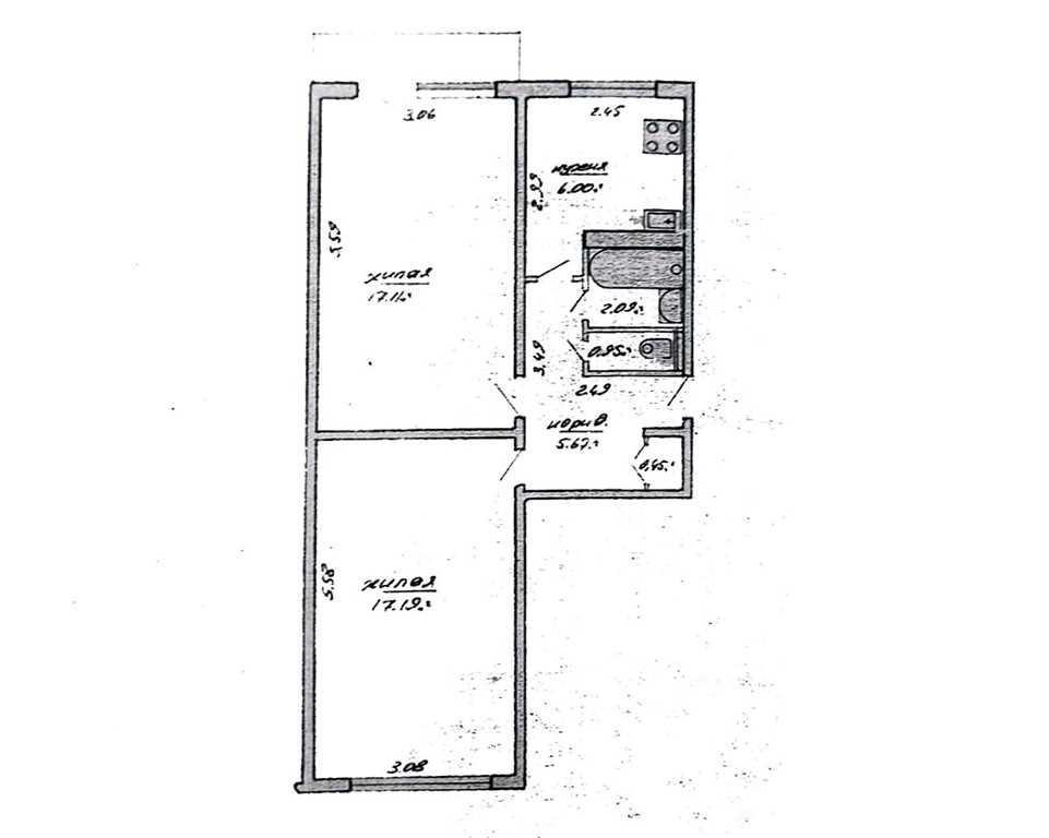 Продажа 2-х комнатной квартиры в г. Минске, ул. Ангарская, дом 18-1