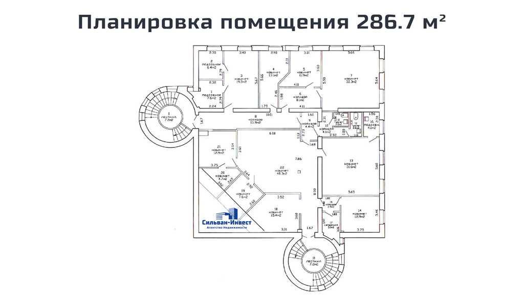 Продажа офисных помещений Шестая линия 2-я,11(Академия наук)