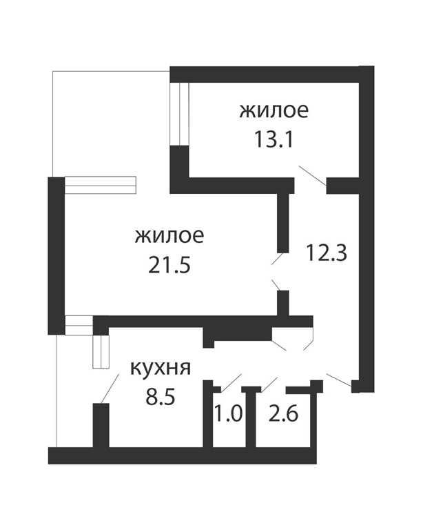 2-КОМНАТНАЯ КВАРТИРА В МКР. ВОСТОК