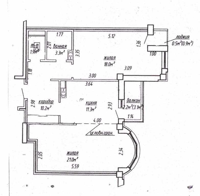 Продажа 2-х комнатной квартиры в г. Минске, ул. Белинского, дом 54