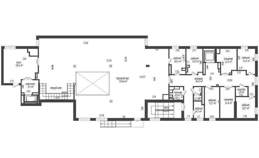 Аренда торгового помещения 395 м.кв. Минск, ул. Авроровская, 8