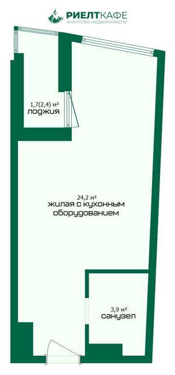 Продажа 1 комнатной квартиры в г. Минске, ул. Жореса Алфёрова, дом 13