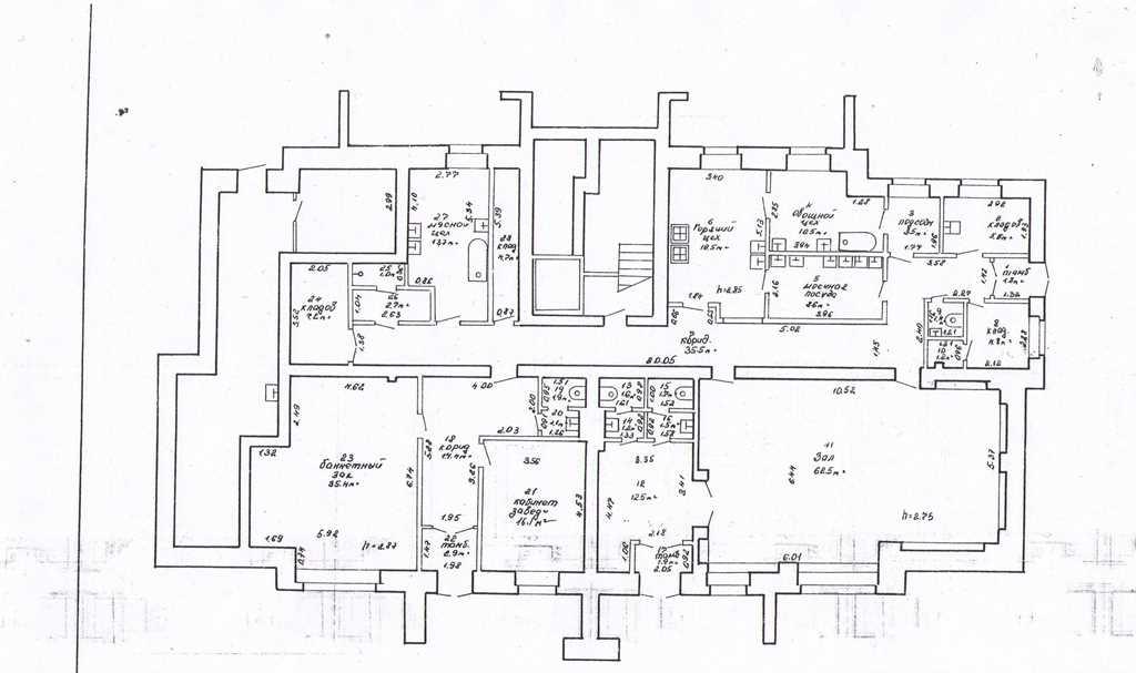 Продажа помещения в центре Бреста. Общая площадь 273 м2. Расположено в