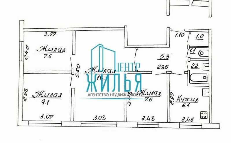 4-х комнатная квартира по ул. Домбровского 11