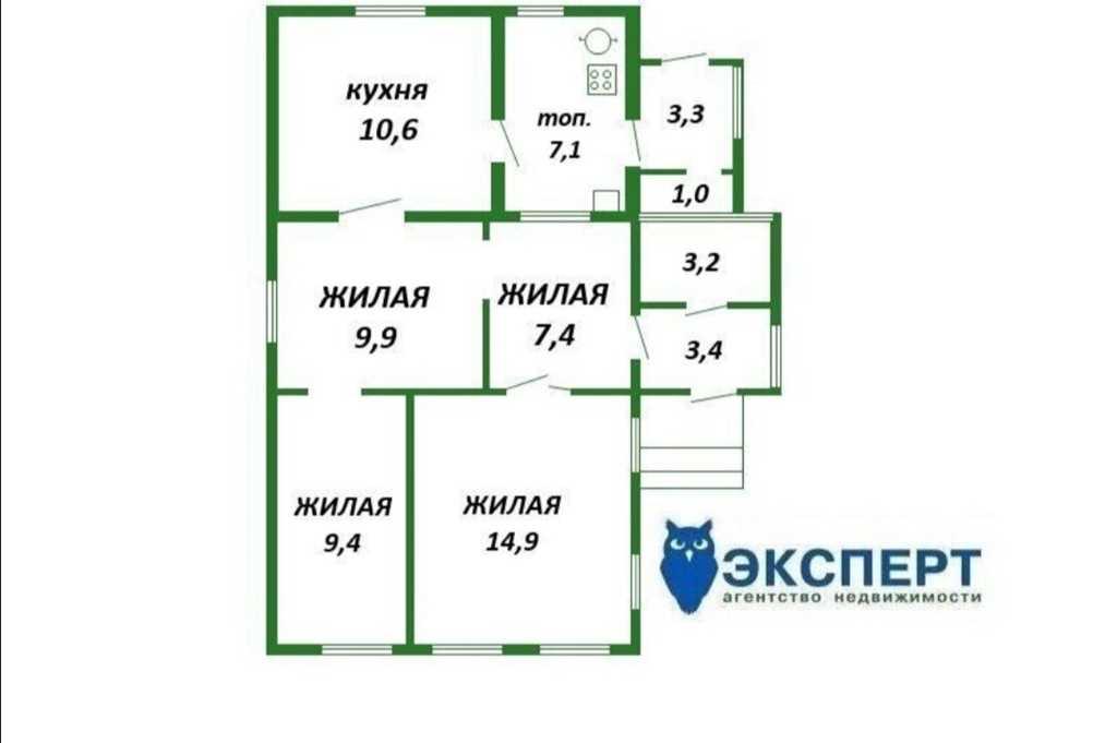 Предлагаем к приобретению жилой дом с участком 6.11 соток с капитальны