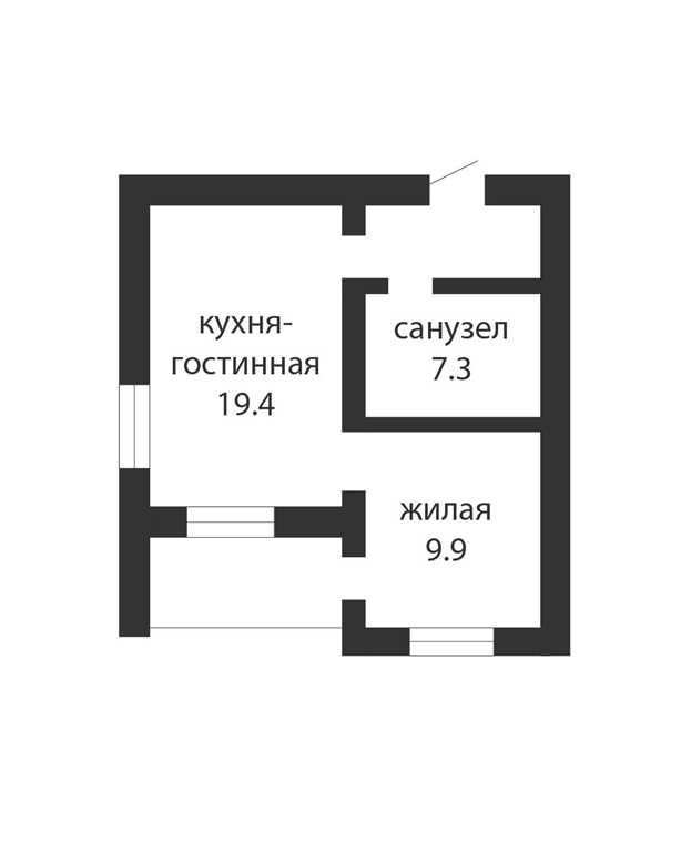 1-КОМНАТНАЯ КВАРТИРА В ИДЕАЛЬНОМ СОСТОЯНИИ