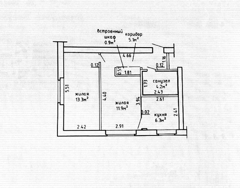 Продажа 2-х комнатной квартиры, п. Энергетиков, ул. Олега Кошевого, до