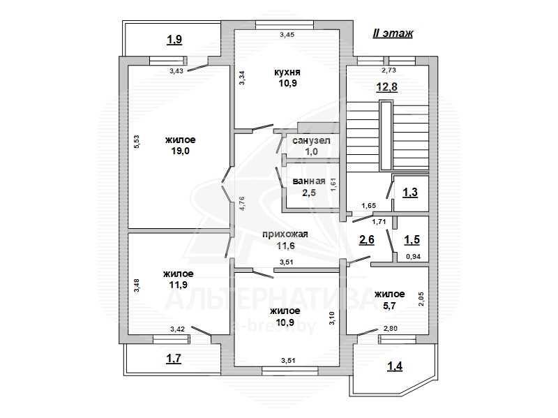 Продажа квартиры в блокированном доме в Каменецком районе, Беловежский