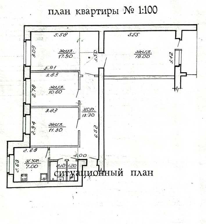 4-комнатная квартира в центре Могилёва