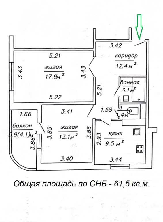 2-комн. квартира - Минск, пр-т Рокоссовского, 123А