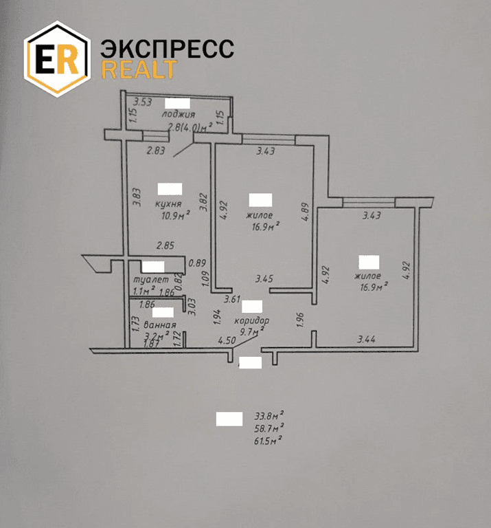 Продажа 2-х комнатной квартиры в г. Бресте, ул. Адамковская